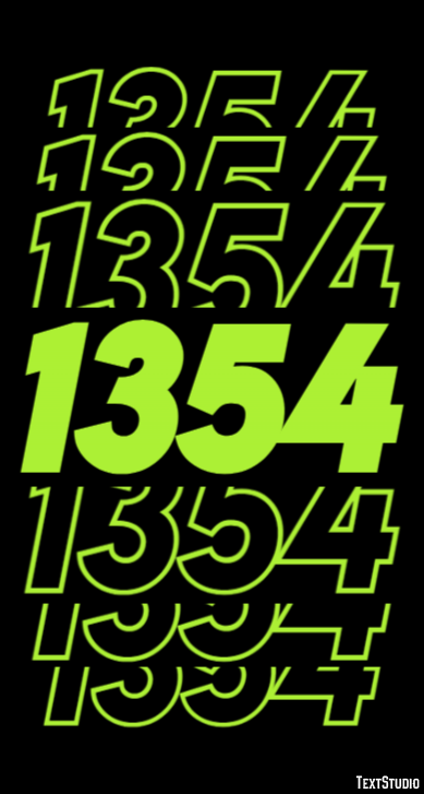 1354 Efecto de Texto