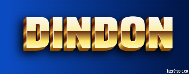 Dindon Effet de Texte