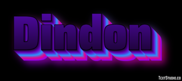 Dindon Effet de Texte