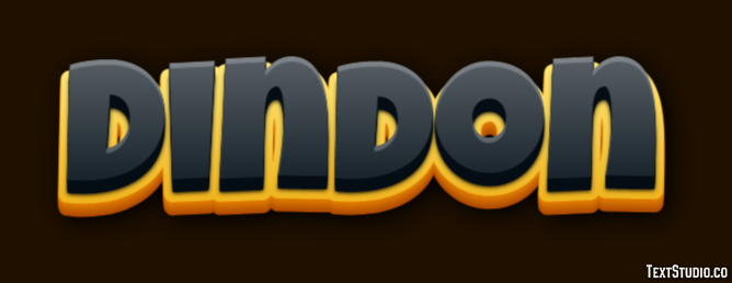 Dindon Effet de Texte