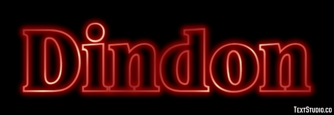 Dindon Effet de Texte
