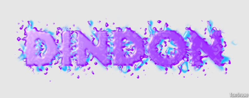 Dindon Efecto de texto