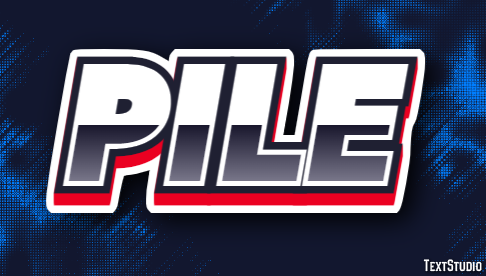 Pile Text Effect
