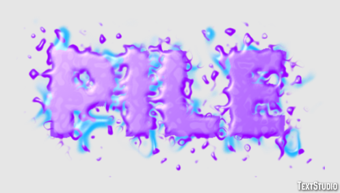 Pile Text Effect