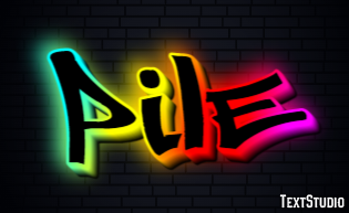 Pile Text Effect