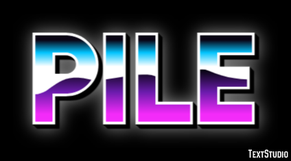 Pile Text Effect