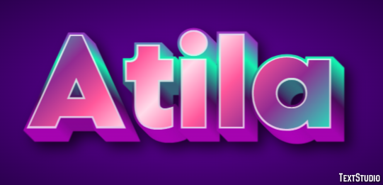 Atila Text Effect