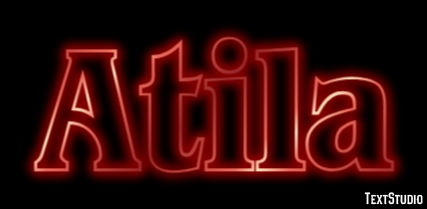 Atila Text effect