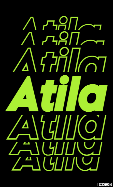 Atila Text Effect