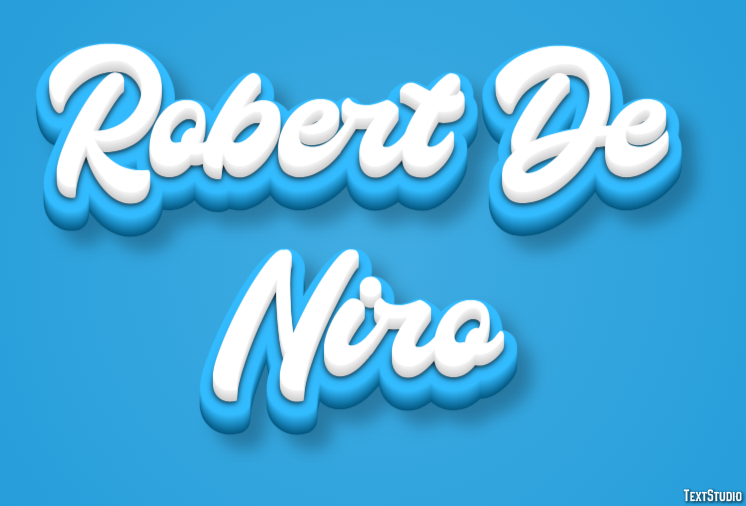 Robert De Niro Efekt tekstowy