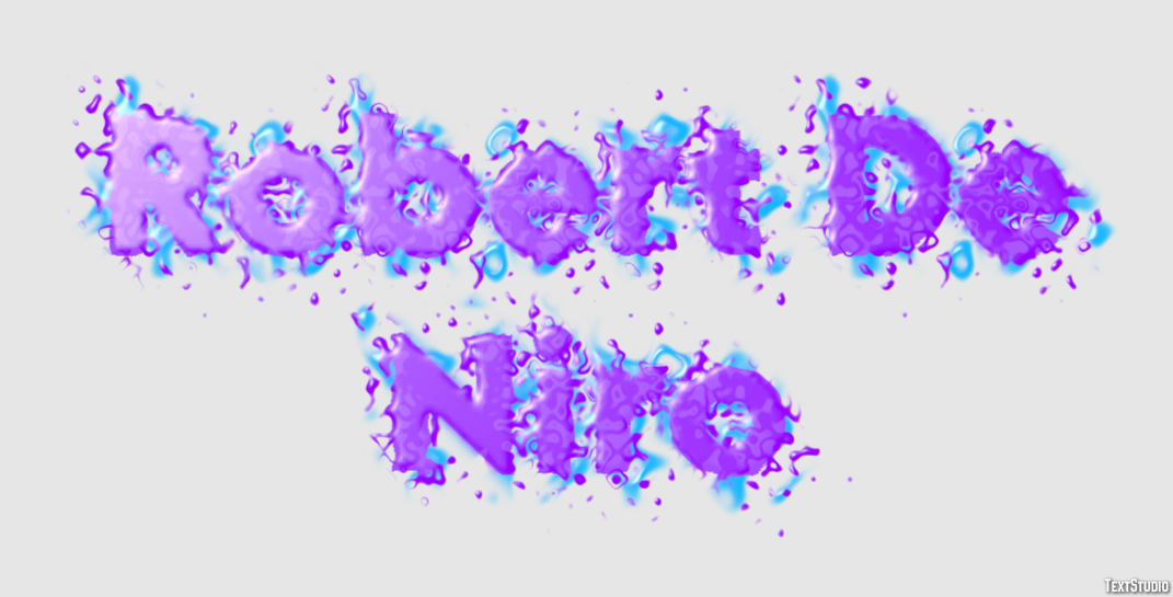 Robert De Niro Text effect