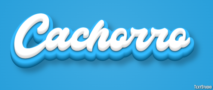 Cachorro テキスト効果
