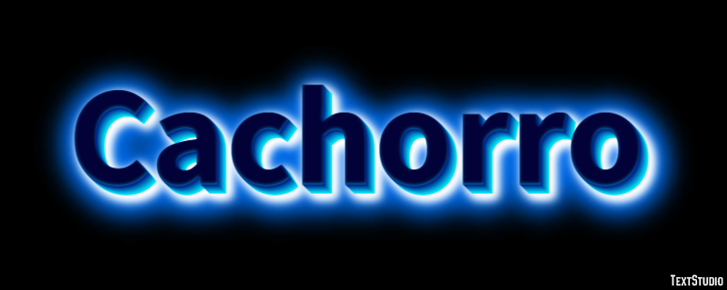Cachorro テキスト効果