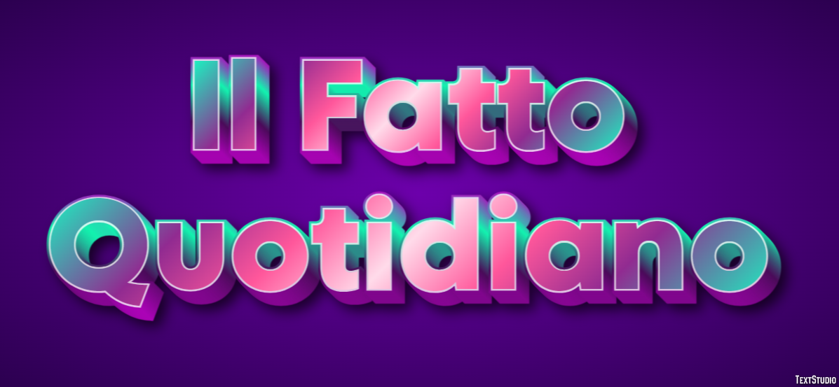 Il Fatto Quotidiano Tekst effect
