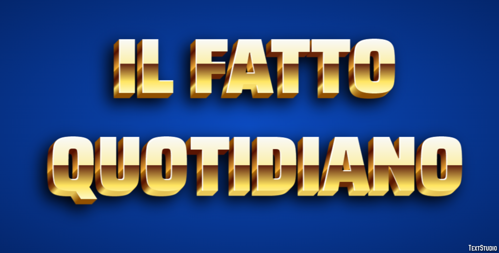 Il Fatto Quotidiano Tekst effect
