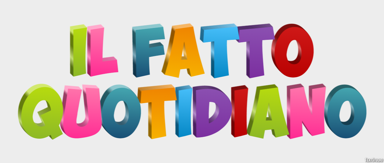 Il Fatto Quotidiano Tekst effect