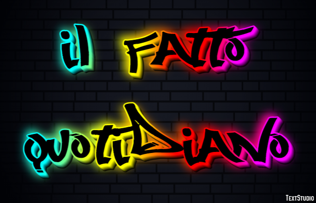 Il Fatto Quotidiano Tekst effect