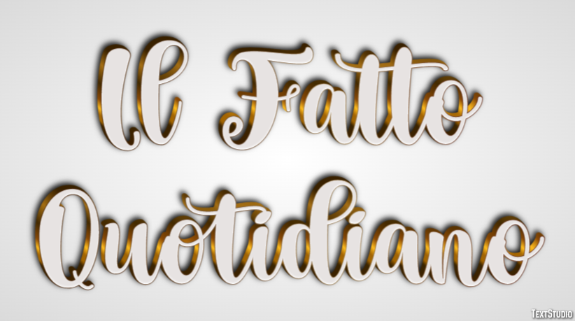 Il Fatto Quotidiano Tekst effect