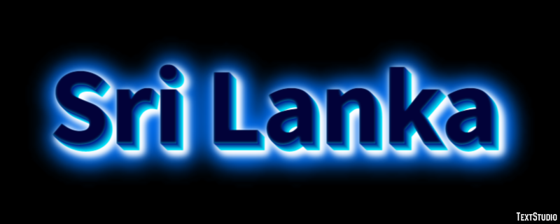 Sri Lanka Effetto testo