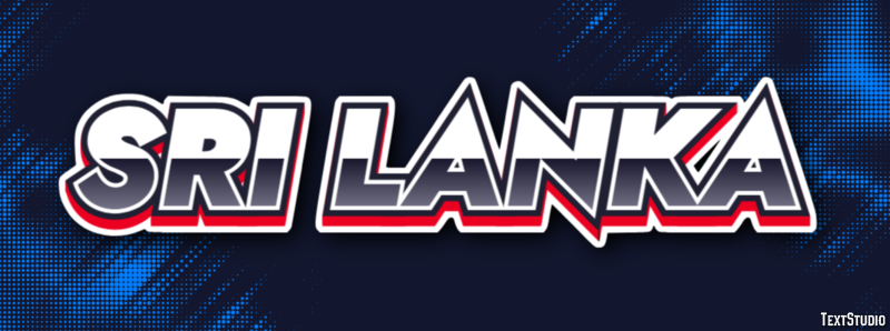 Sri Lanka Text effect