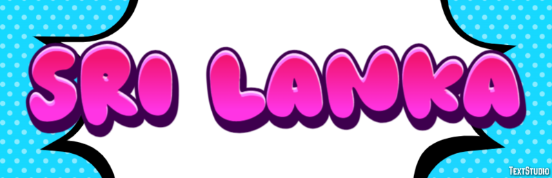 Sri Lanka Text effect
