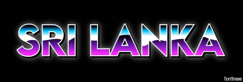 Sri Lanka Effetto testo