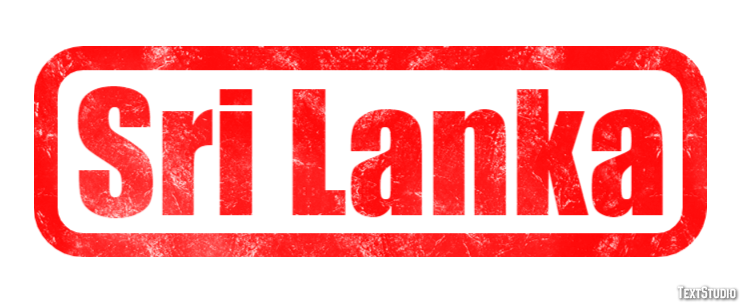 Sri Lanka Effetto testo