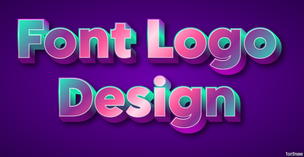 Font Logo Design Effetto testo
