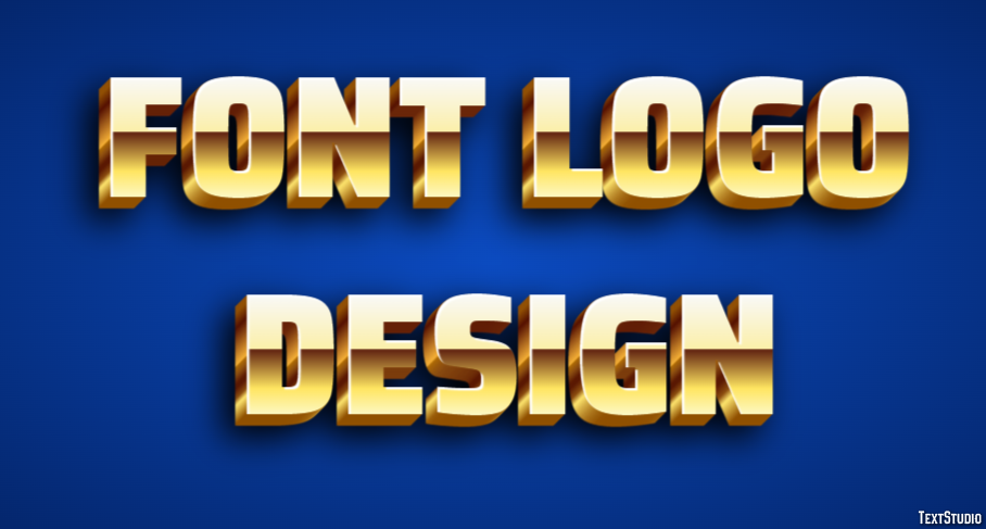 Font Logo Design Effetto testo
