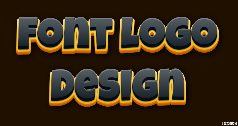 Font Logo Design Effetto testo