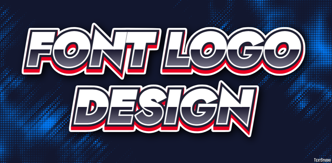 Font Logo Design Effetto testo