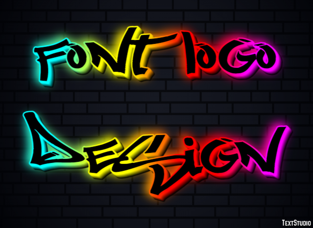 Font Logo Design テキスト効果