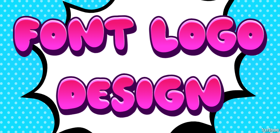 Font Logo Design Effetto testo