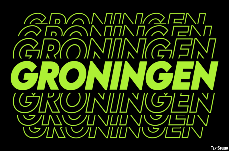 Groningen Tekst Effect