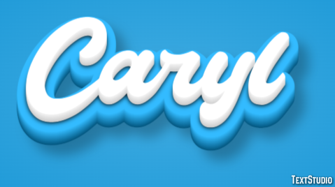 Caryl Text effect