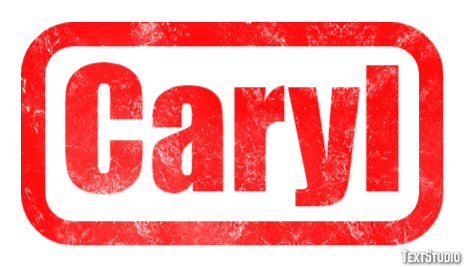 Caryl Text effect