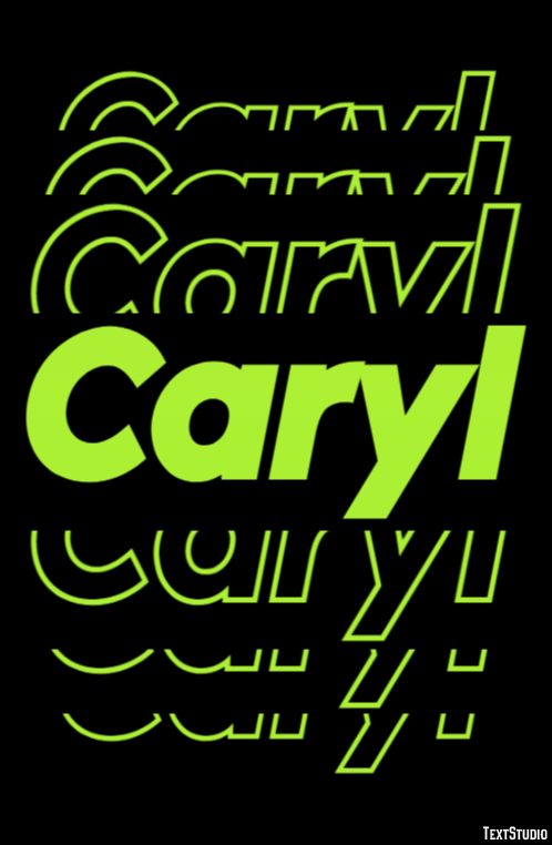Caryl Text effect