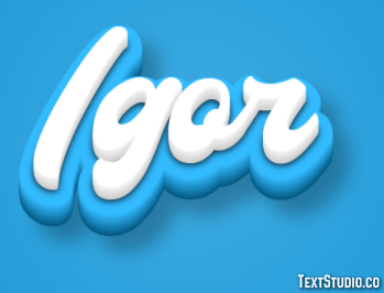 Igor Texteffekt