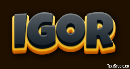 Igor Texteffekt