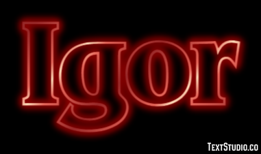 Igor Texteffekt