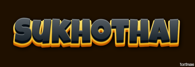 Sukhothai Эффект текста