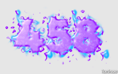 458 Text Effect