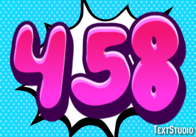 458 Text Effect