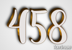 458 Text Effect