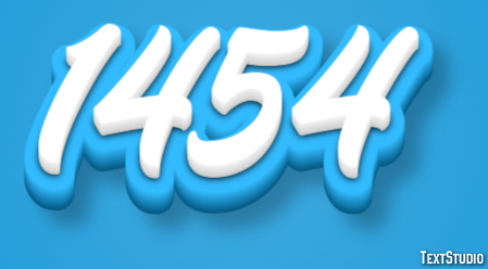 1454 Effetto testo