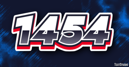 1454 Text Effect