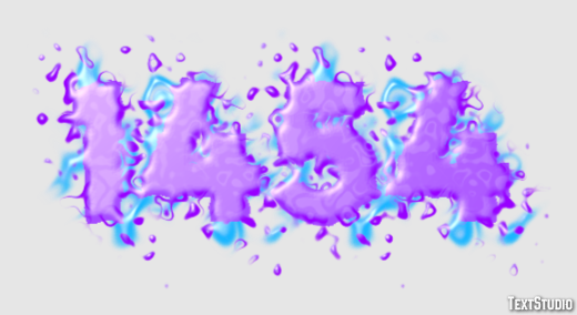 1454 Text Effect