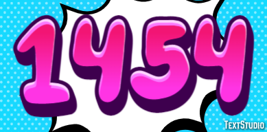 1454 Text Effect