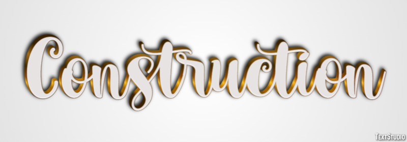 Construction Text Effect