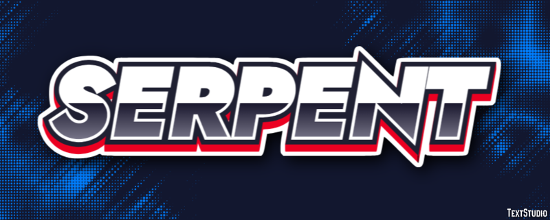 Serpent Effet de Texte
